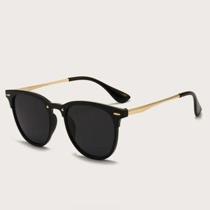 Black and gold sunglasses
